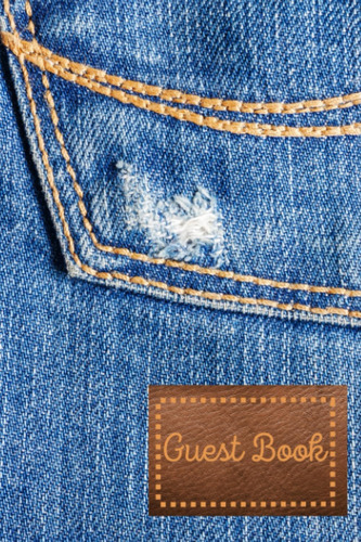Libro: Guest Book For Comments Blue Jean Look Cover: Vrbo,