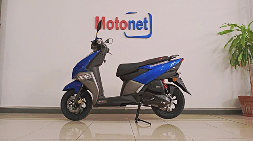 Imagen 10 de 22 de Tvs Ntorq 125 Scooter 0km 2023 Azul Gris Rojo Motonet