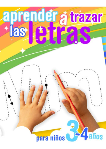 Libro: Aprender A Trazar Las Letras - Para Niños 3-4 Años: L