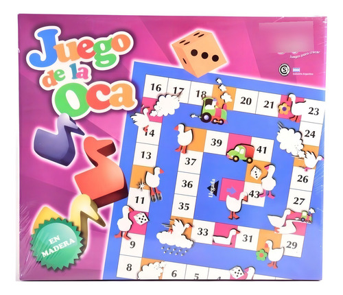 Juego De La Oca Gordillo De Madera Planeta Juguete