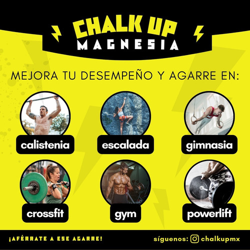 Magnesia En Polvo / 2kg Cubeta / Chalkup / Magnesia Premium