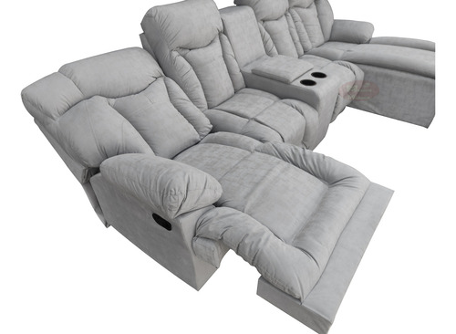 Sala Modular Con Reclinable Y Portavasos Mod. Marruecos Mini