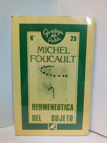 Hermeneutica Del Sujeto - Michel Foucault 