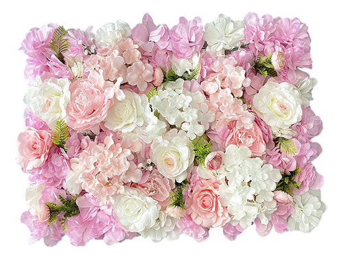 Panel De Pared De Flores Artificiales, Telón De Estilo C