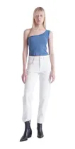Comprar Cher Mix Mom Fit Ilaria White Jeans Mujer Adulto