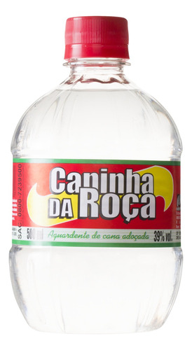 Aguardente de Cana Adoçada Caninha da Roça Garrafa 500ml