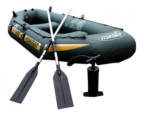 Bote Inflable Safari Fishman Ii 400 Pesca 3 + 1 Personas 