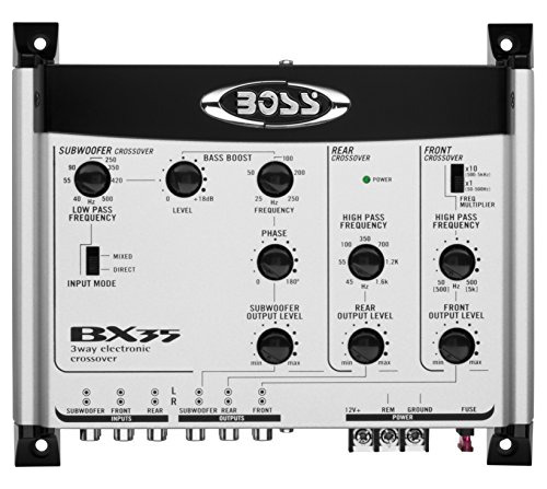 Bx35 Electronic Car Crossover Pre Amp De 3 Vías Ajusta...
