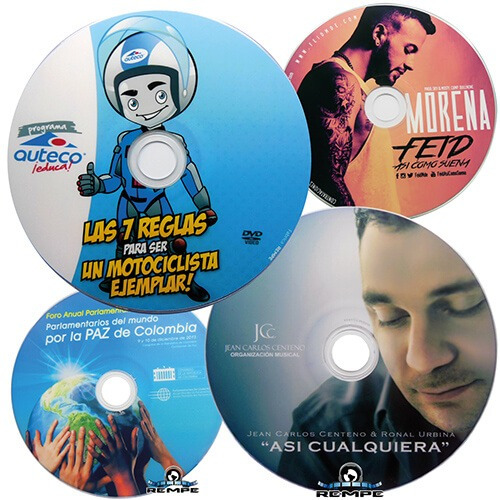 Impresión Y Rotulada De Cd/dvd