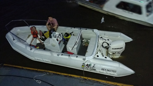 Semirrigido Viking 6 Metros Evinrude E Tec 90 Hp