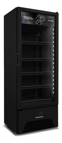 Freezer Expos. Vertical Vf50ah Metalfrio Allblack 581l 220v Cor Preto