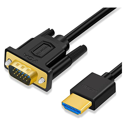 Cable Hdmi A Vga Shuliancable, 1080p, 10 Pies