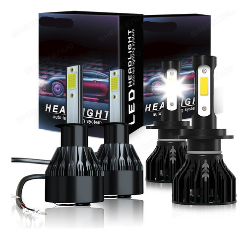 Kit Faros Delanteros Led H1 H7 Para Chevrolet Corsa 2002-08