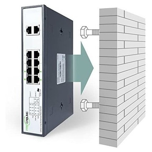 Switch Fastcabling De 8 Puertos Ethernet 10/100mbp -negro