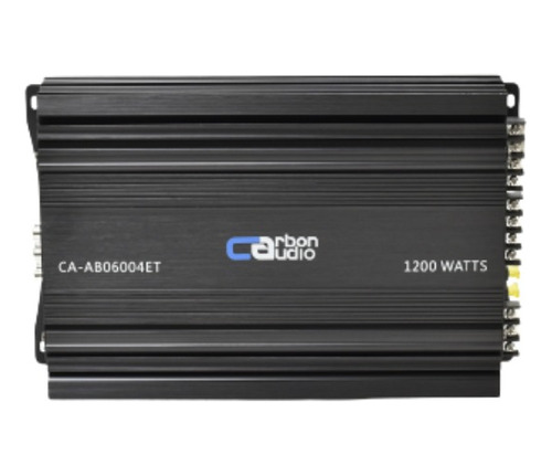 Amplificador Carbon Audio 4 Canales 1200 Watts Clase Ab 