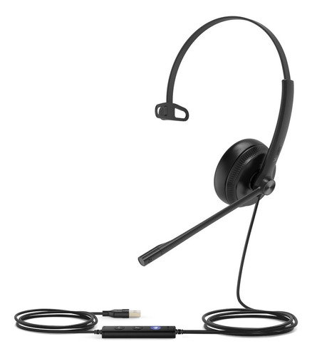 Auriculares Con Cable Yealink Uh34 Mono Usb Headset