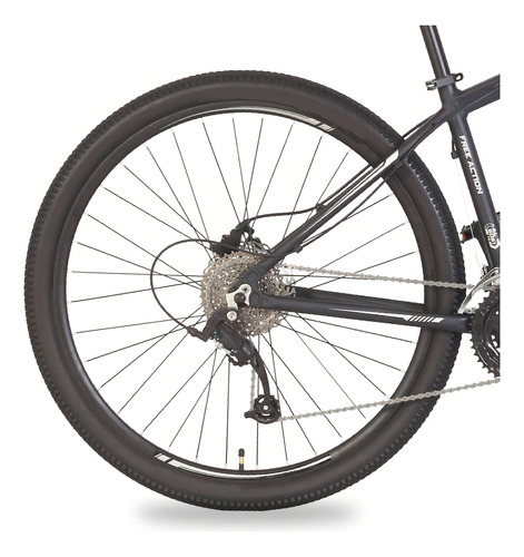 Bicicleta Aro 29 Free Action Flexus 4.0 Q17 Alumínio Grafite Tamanho do quadro 17