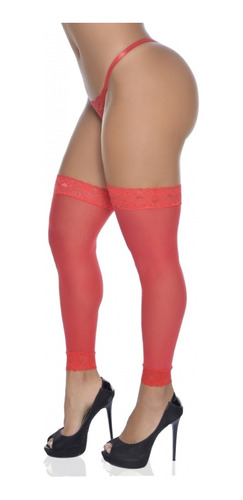 Imagem 9 de 9 de Corset Biju Frontal Strappy + Fio Dental + Meia 7/8 Sem Pé