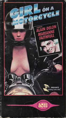 Chica Motociclista Vhs Video Laser Alain Delon Max_wal