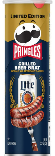Papas Pringles Salchichas A La Parilla Con Miller Lite Impor