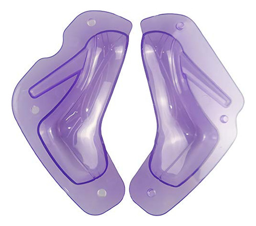Molde De Chocolate Para Zapatos De Tacón Alto En 3d Con 6 Cl