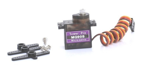 Micro Servo Motor Mg90s Pro 9g 360° Com Acessórios