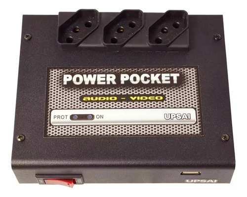 Condicionador Audio Video Usb Power Pocket 120v Upsai