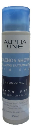 Shampoo Cachos Show Iogurte 300ml - Alpha Line