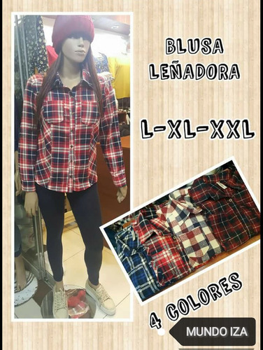 Blusas Leñadoras Tallas L,xl,xxl