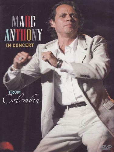 Dvd  Marc Anthony   Live From Colombia  Nuevo Y Sellado    