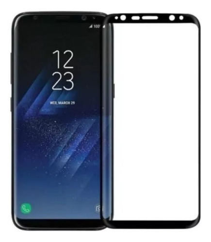 Lamina Vidrio Templado Samsung S8 Curv Original 3d Full Pega