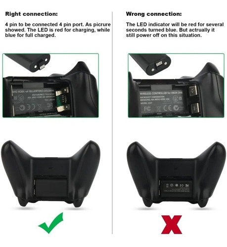 Kit Carga Y Juega Xbox One / X / S Cargador Kit De Juego
