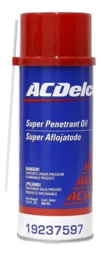 Lubricante Multiuso Aflojatodo 400ml Acdelco 3c Original