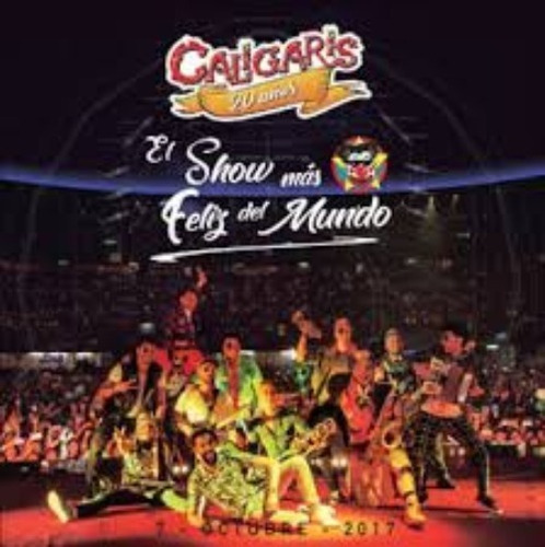 Imagen 1 de 1 de Caligaris Los 20 Años El Show Mas Feliz Del Mundo Cd + Dvd
