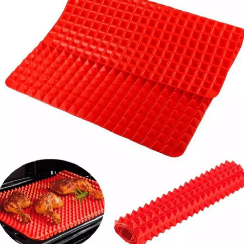 Jogo 2 Tapetes Silicone Esteira Culinária Forno Antiaderente