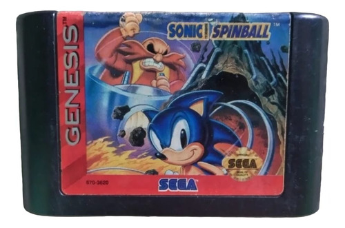 Juego De Sega Genesis Sonic Spinball