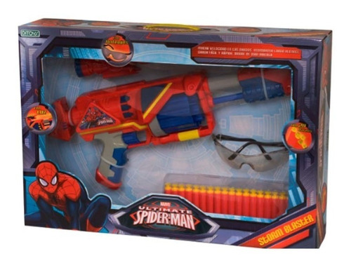 Pistola Storm Blaster Spider Man Con Mira Y Luz 1662 Ditoys