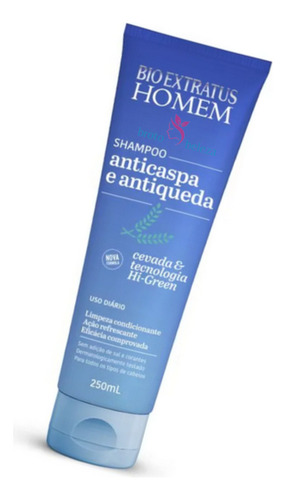 Bio Extratus Homem 250ml Shampoo Anticaspa E Antiqueda