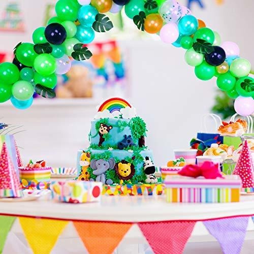 120 Piezas De Globos De Fiesta Temáticos De La Selva Globos