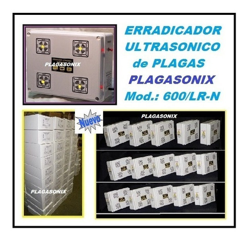 Imagen 2 de 10 de Erradicador Ratas 600 Metros Ultrasonido 600/lr Plagasonix