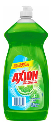 Jabón Líquido Axion Bicarbonato Y Limón 900 Ml