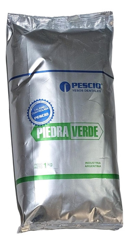 Yeso Piedra Verde Pescio X5 Bolsas De 1kg C/u