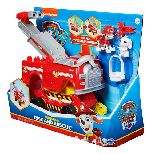 Imagen 2 de 7 de Camión Rescate De Bomberos Marshall Paw Patrol.