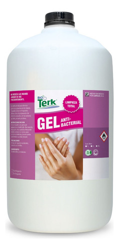 Gel Antibacterial Biodegradable 4l Con 70% Alcohol Cofepris Fragancia N/A