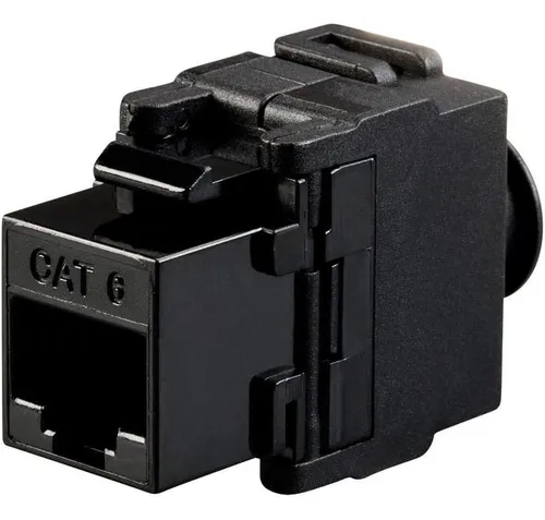JACK CAT 6 UTP NEGRO POWEST
