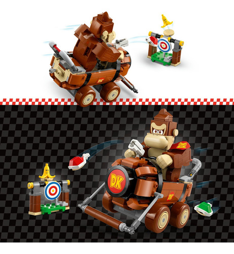 Lego® Super Mario: Mario Kart: Donkey Kong Y Jumbo Dk 72033; 387 Mario Bros