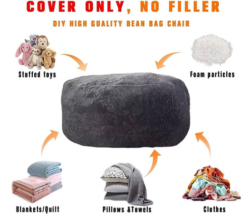 Funda De Silla De Frijol, Cómoda Y Duradera Funda De S...