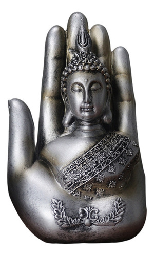 Estatua De Buda Con Forma De Palma De Resina Para Decoración