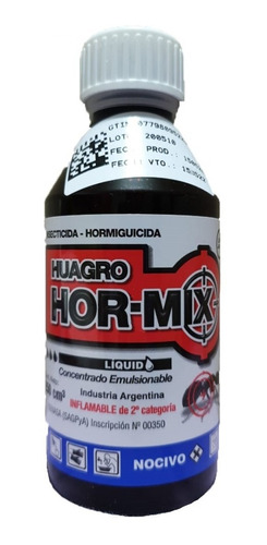 Hor-mix Mata Hormigas Y Grillo Topo X 250 Cc