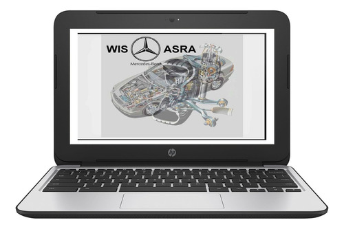 Laptop Con Software Automotriz Mercedes Benz Taller Diagrama